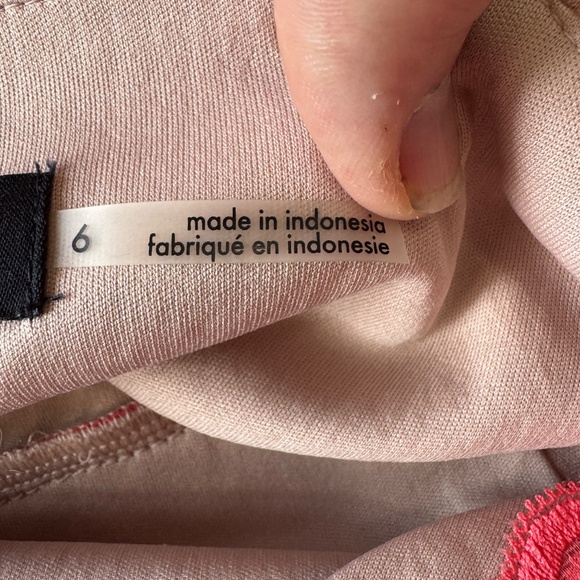 Ivanka Trump Lined Floral Lace Over Sheath Dress Pink 6 Wedding Guest Graduation - Picture 8 of 16